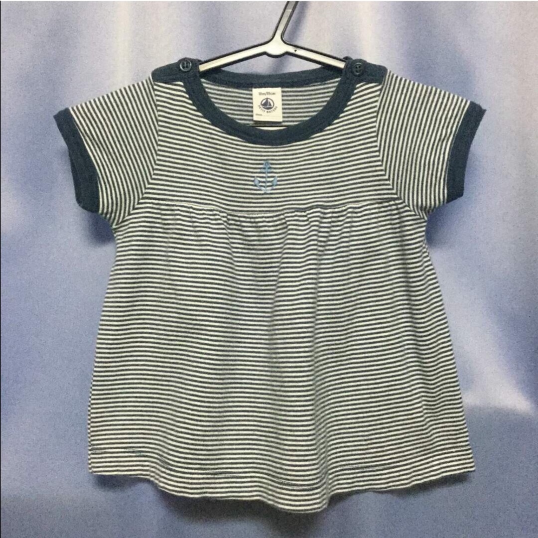 PETIT BATEAU(プチバトー)のプチバトー   チュニック  Tシャツ　チュニックワンピース キッズ/ベビー/マタニティのベビー服(~85cm)(ワンピース)の商品写真