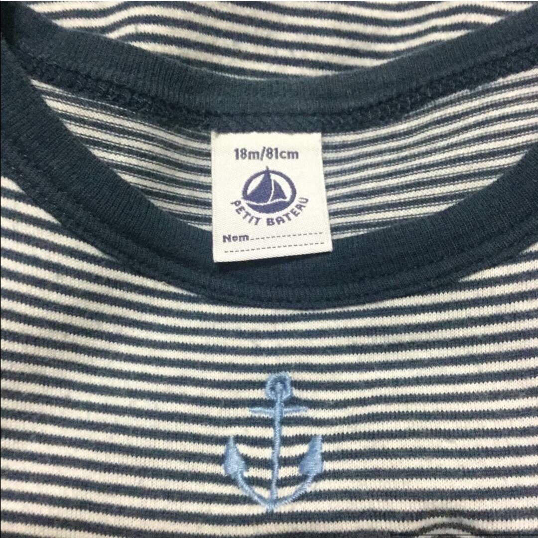 PETIT BATEAU(プチバトー)のプチバトー   チュニック  Tシャツ　チュニックワンピース キッズ/ベビー/マタニティのベビー服(~85cm)(ワンピース)の商品写真