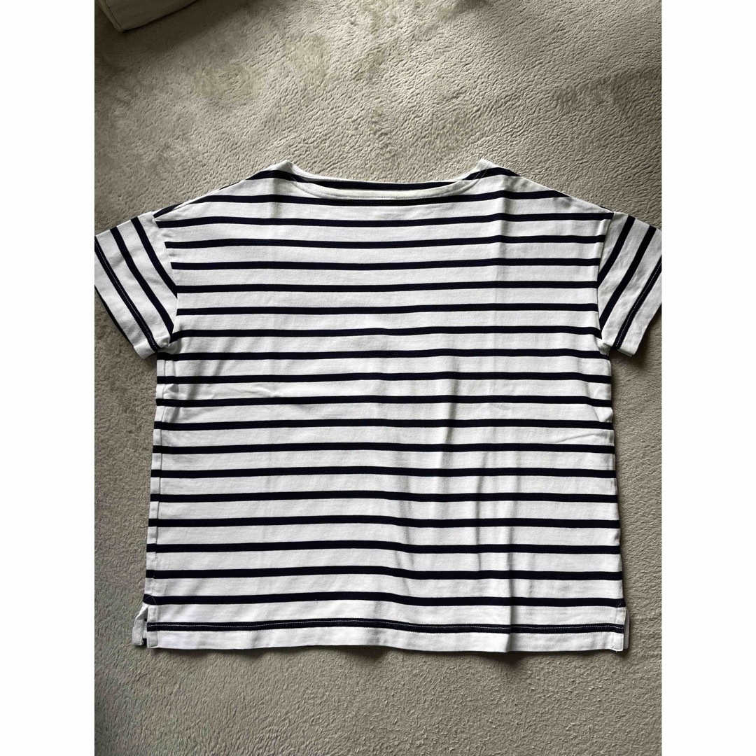 MUJI (無印良品)(ムジルシリョウヒン)の無印良品　ボーダーTシャツ2枚 レディースのトップス(Tシャツ(半袖/袖なし))の商品写真