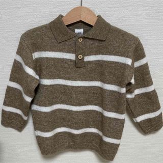 エイチアンドエム(H&M)のH&M エイチアンドエム　ボーダー襟付きニット18M(ニット/セーター)