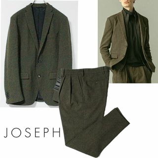 JOSEPH - JOSEPH HOMME 2Bシングルセットアップスーツ 46 ブラック 