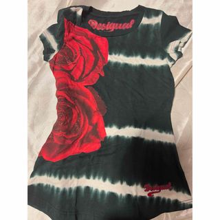 デシグアル(DESIGUAL)のデシグアル　薔薇Tシャツ(Tシャツ/カットソー(半袖/袖なし))