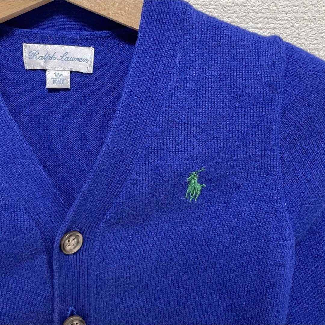 Ralph Lauren(ラルフローレン)のラルフローレン　ベビーカーディガン12M キッズ/ベビー/マタニティのベビー服(~85cm)(カーディガン/ボレロ)の商品写真