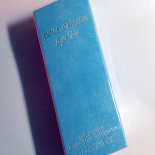 ドルチェアンドガッバーナ(DOLCE&GABBANA)の♥︎D&G ライトブルー 香水 新品♥︎(香水(女性用))