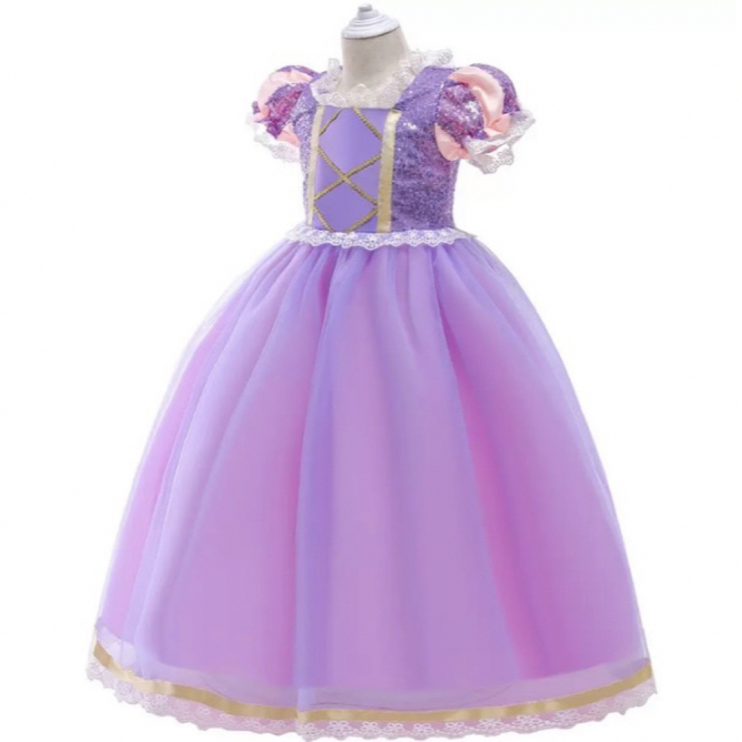 プリンセスドレス　ドレス　プリンセス　110 子供　仮装 キッズドレス   キッズ/ベビー/マタニティのキッズ服女の子用(90cm~)(ワンピース)の商品写真