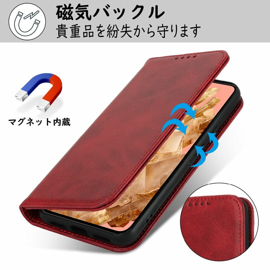 色:ヴィンテージレッド_サイズ:Googlepixel8Hamany goo スマホ/家電/カメラのスマホアクセサリー(その他)の商品写真