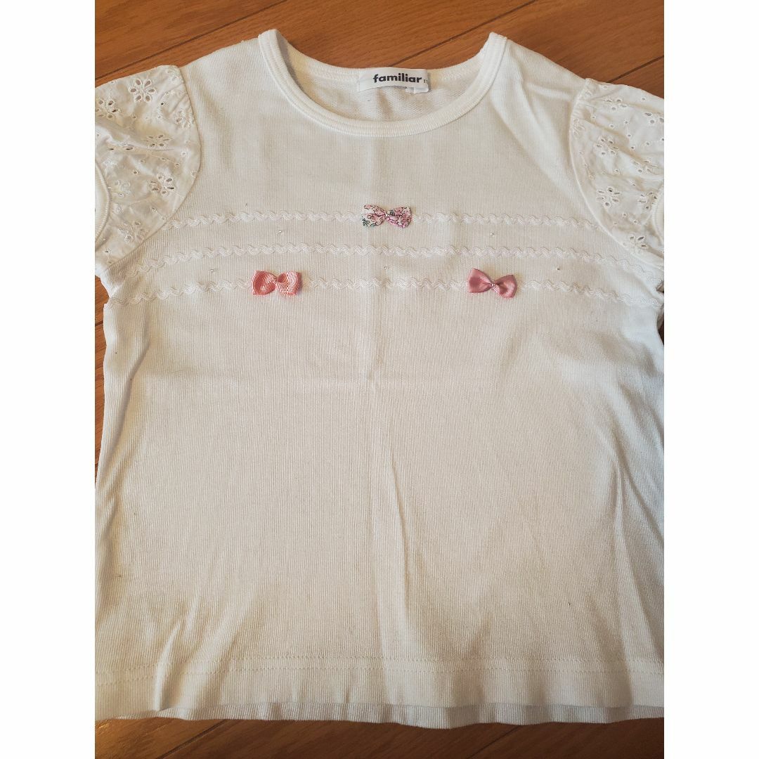 familiar(ファミリア)のfamiliar Tシャツ　リバティ キッズ/ベビー/マタニティのキッズ服女の子用(90cm~)(Tシャツ/カットソー)の商品写真