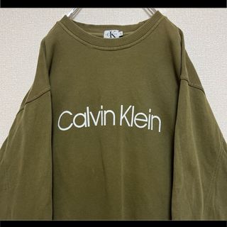 ★Calvin Klein カルバンクライン スウェット トレーナー カーキ L