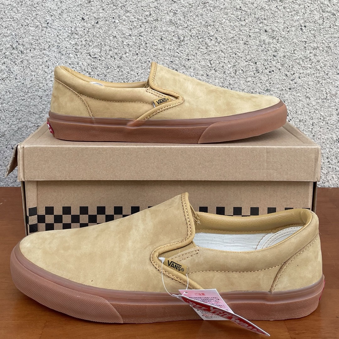 VANS(ヴァンズ)の【極希少】VANS SLIP ON "HONEY MUST/GUM" メンズの靴/シューズ(スリッポン/モカシン)の商品写真