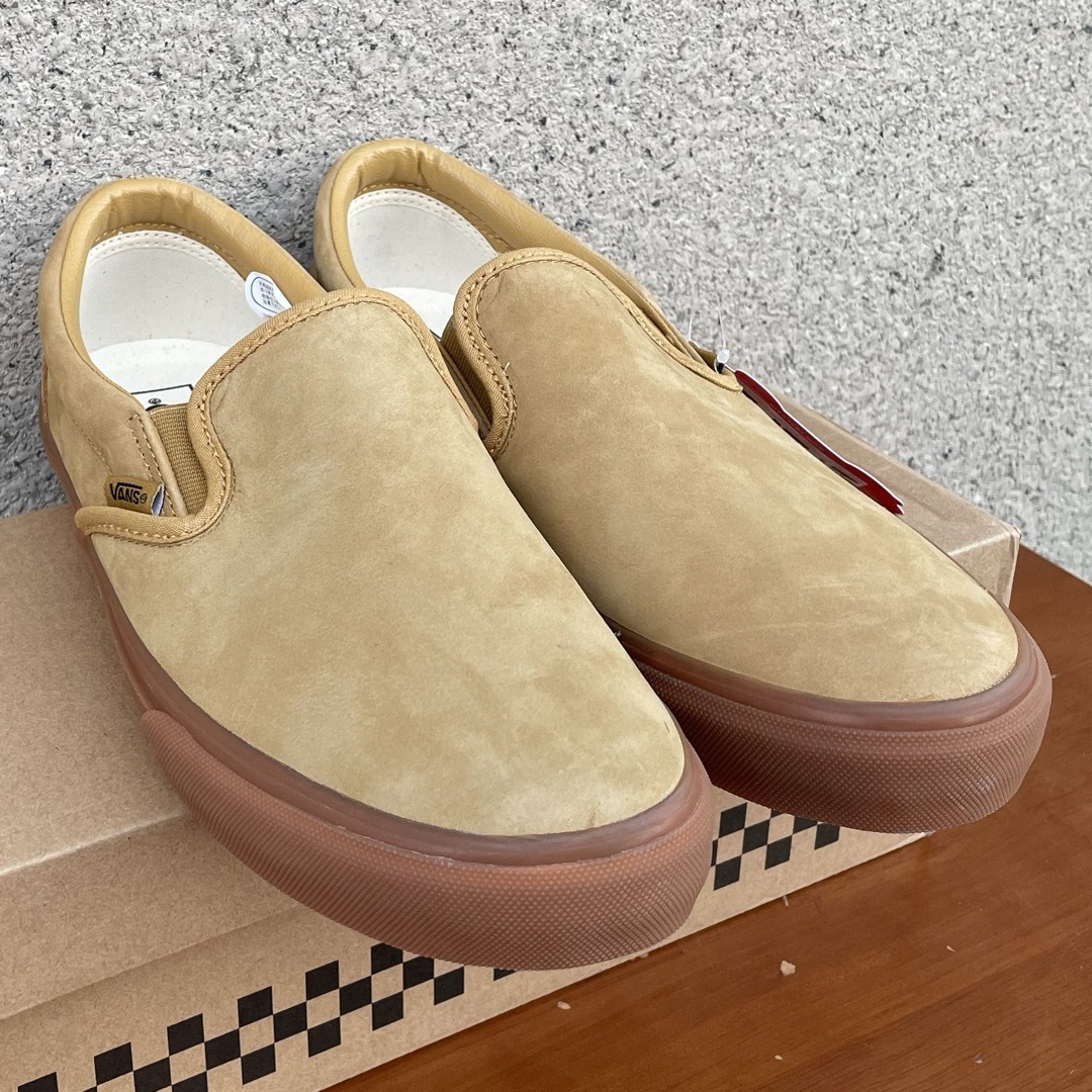 VANS(ヴァンズ)の【極希少】VANS SLIP ON "HONEY MUST/GUM" メンズの靴/シューズ(スリッポン/モカシン)の商品写真