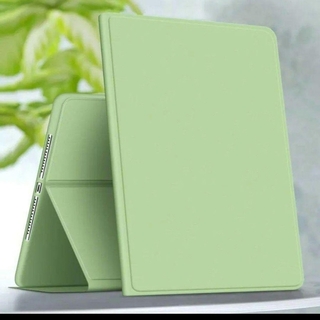 ✨人気商品✨iPad ケース第8世代/第7世代 　グリーン　使いやすい　シンプル(iPadケース)
