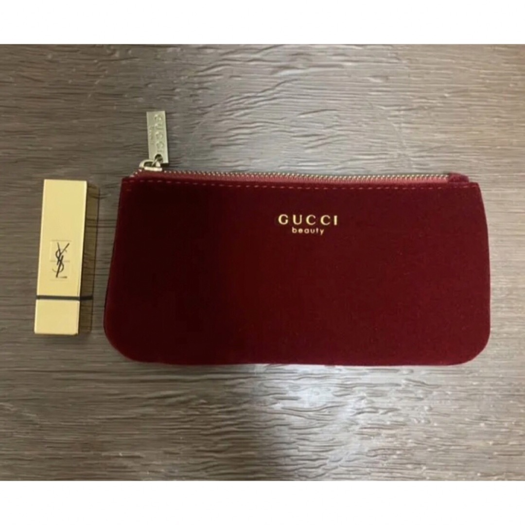 Gucci(グッチ)の伊勢丹限定　グッチ　伊勢丹限定　ノベルティ　ベロア　ポーチ　 メンズのファッション小物(その他)の商品写真