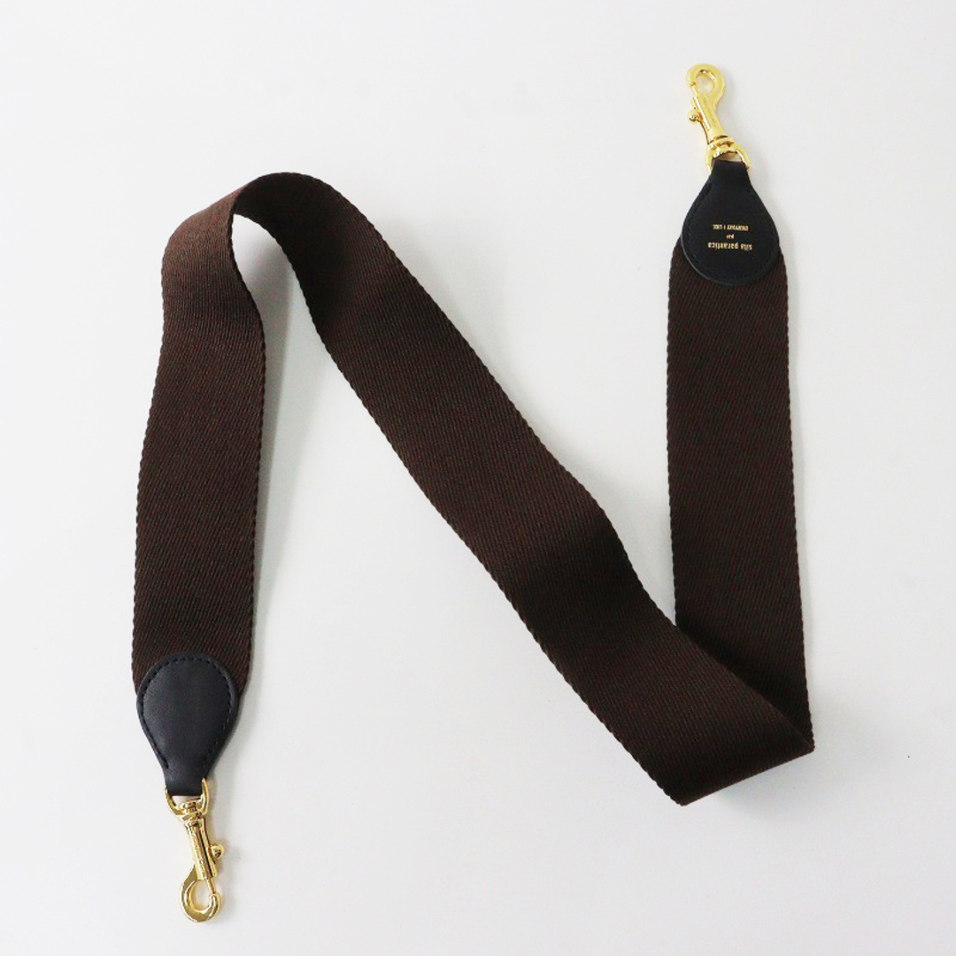 DEUXIEME CLASSE(ドゥーズィエムクラス)の美品 ドゥーズィエムクラス Deuxieme Classe BAG STRAP バッグストラップ/ブラウン【2400013817585】 レディースのファッション小物(その他)の商品写真