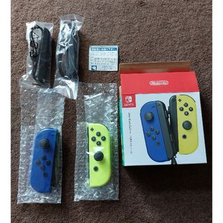 ニンテンドースイッチ(Nintendo Switch)の★未使用★ Nintendo Switch ジョイコン ブルー/ネオンイエロー(家庭用ゲーム機本体)