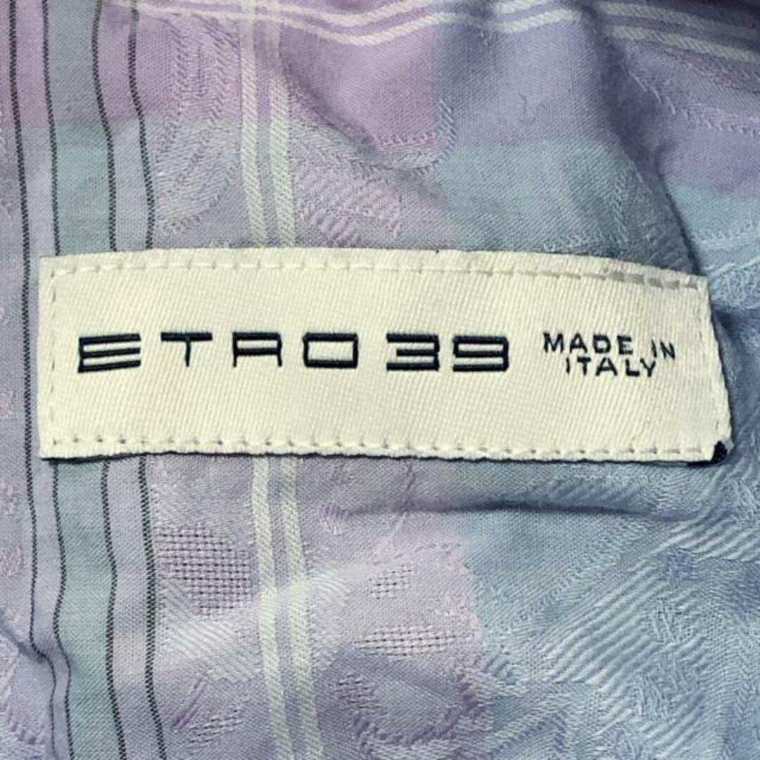 ETRO(エトロ)のETRO(エトロ) 長袖シャツ サイズ39 メンズ - ライトブルー×ピンク×マルチ チェック柄/ペイズリー柄 メンズのトップス(シャツ)の商品写真
