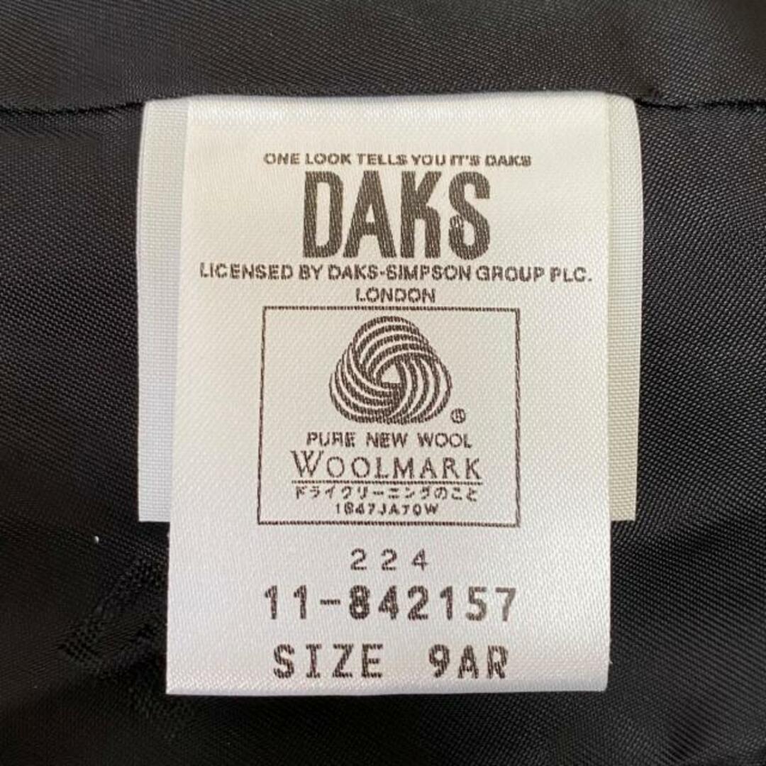 DAKS(ダックス)のDAKS(ダックス) コート サイズ9AR S レディース - 黒 長袖/ショート丈/冬 レディースのジャケット/アウター(その他)の商品写真