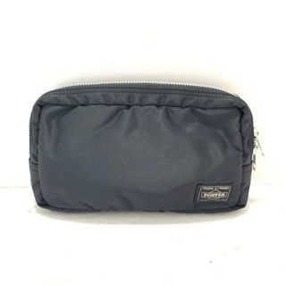 ポーター(PORTER)のPORTER/吉田(ポーター) ポーチ美品  タンカー 622-77327 黒 ナイロンツイル （ポリエステル綿ボンディング加工）(ポーチ)