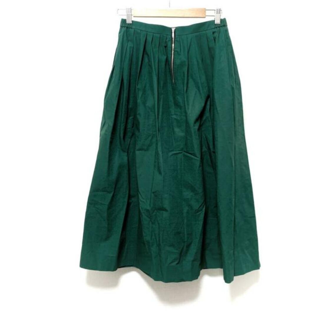 yori(ヨリ) ロングスカート サイズ38 M レディース - グリーン レディースのスカート(ロングスカート)の商品写真