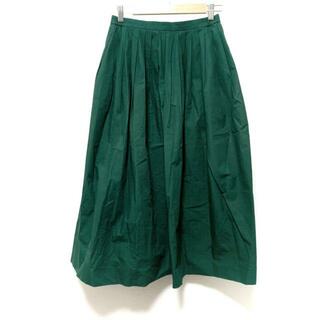 yori(ヨリ) ロングスカート サイズ38 M レディース - グリーン(ロングスカート)