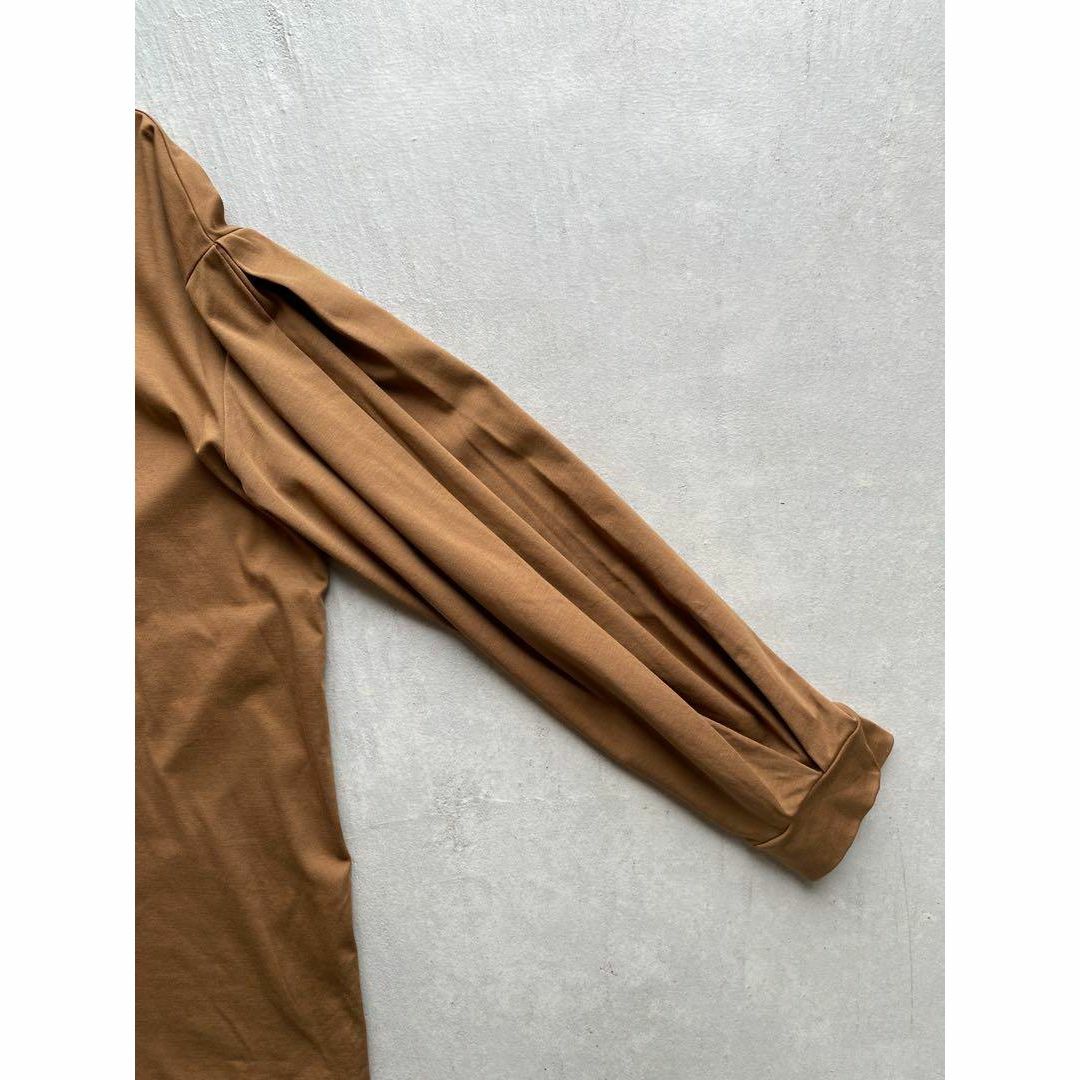 《Le MARAIS》ル マレ プリントロングTシャツ ブラウン系 (f870) レディースのトップス(Tシャツ(長袖/七分))の商品写真