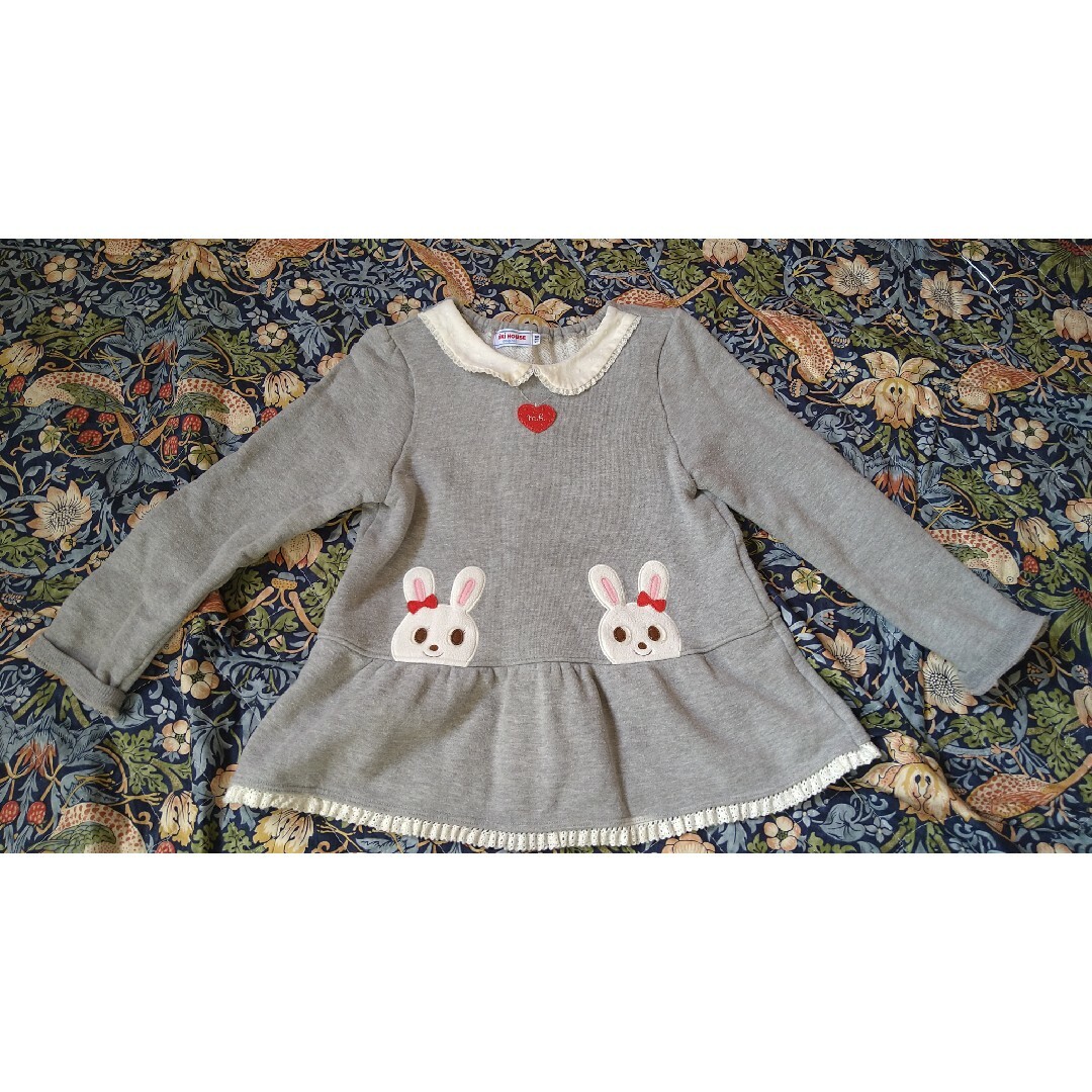 mikihouse(ミキハウス)の（110）ミキハウスうさこチュニック キッズ/ベビー/マタニティのキッズ服女の子用(90cm~)(Tシャツ/カットソー)の商品写真