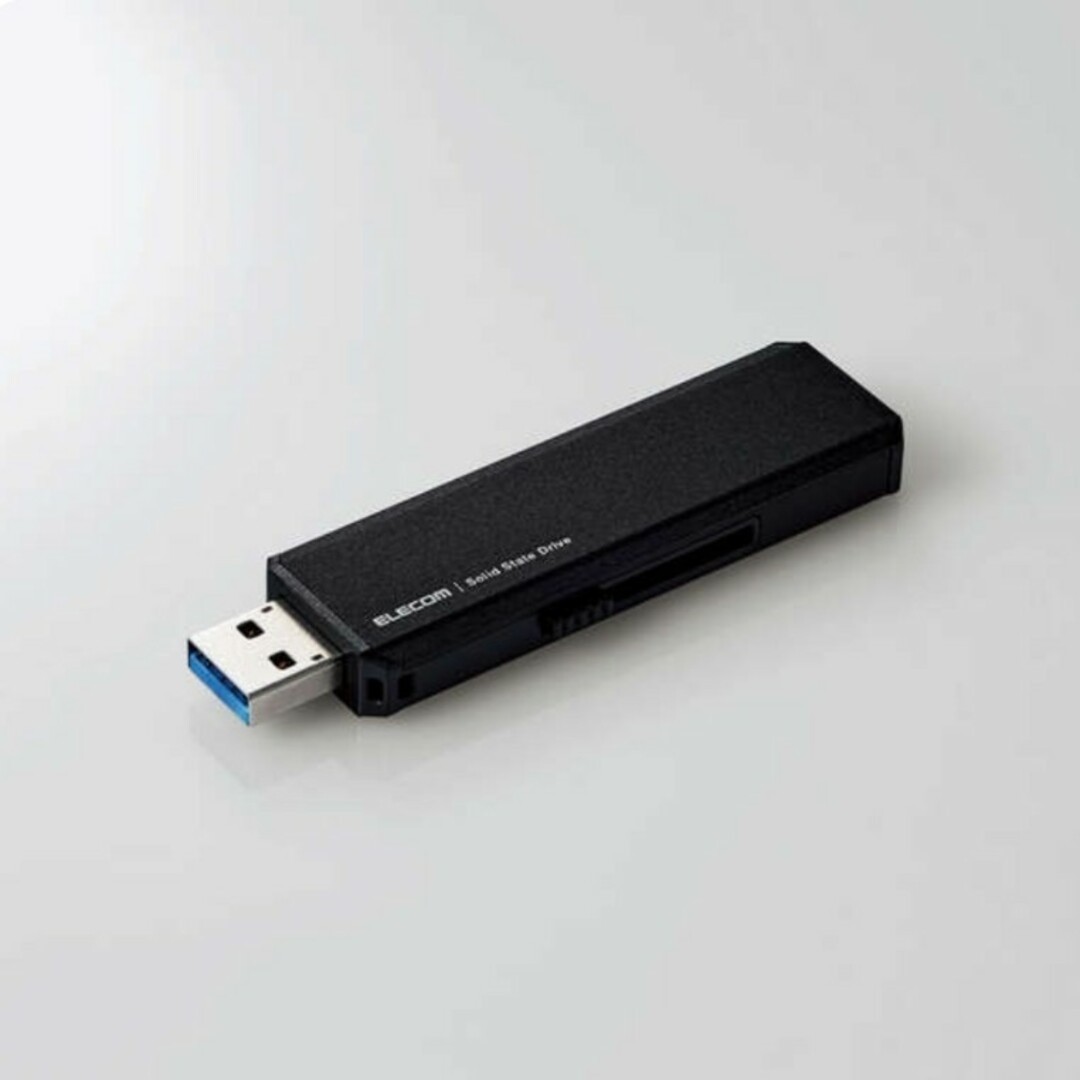 ELECOM(エレコム)のELECOM USB型 SSD 1TB コネクタ形状[USB、Type-C] スマホ/家電/カメラのPC/タブレット(PC周辺機器)の商品写真