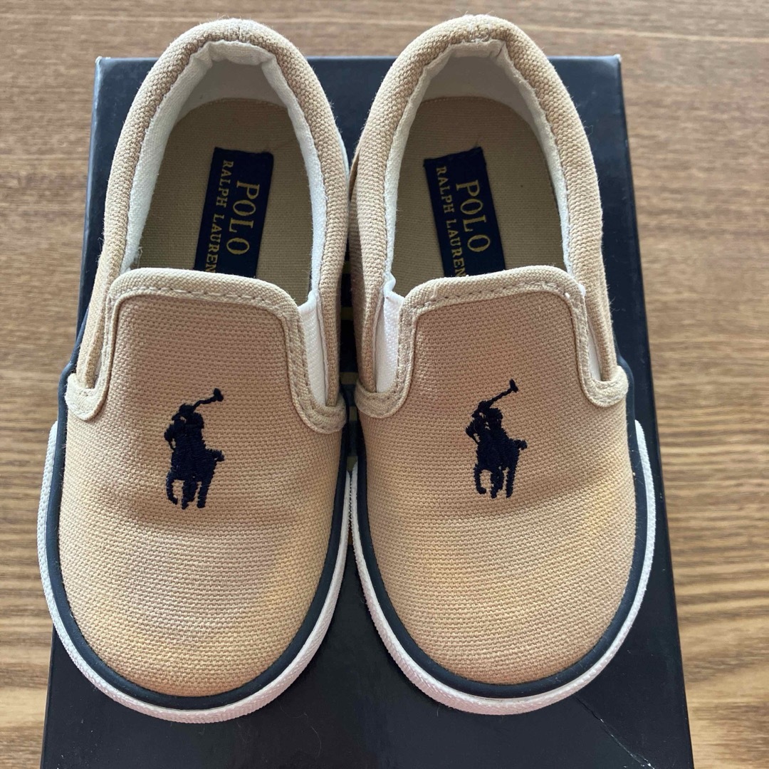 POLO RALPH LAUREN(ポロラルフローレン)の【靴のみ】ポロ　ラルフローレン　スリッポン　スニーカー　13cm キッズ/ベビー/マタニティのベビー靴/シューズ(~14cm)(スリッポン)の商品写真