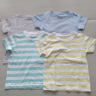 ムジルシリョウヒン(MUJI (無印良品))の無印良品 キッズTシャツ4点セット(Tシャツ/カットソー)