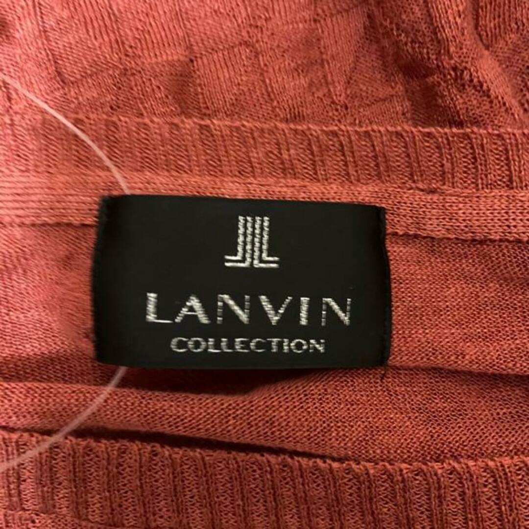 LANVIN COLLECTION(ランバンコレクション)のLANVIN COLLECTION(ランバンコレクション) 長袖セーター サイズL メンズ - レッドブラウン クルーネック メンズのトップス(ニット/セーター)の商品写真