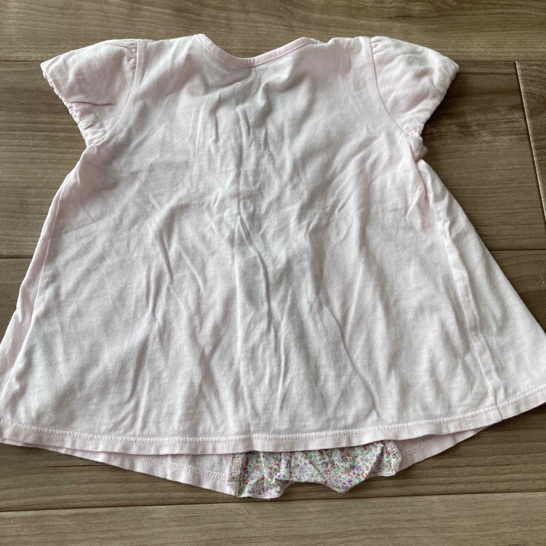 コムサフォセット COMME CA FOSSETTE Tシャツ　半袖90 女の子 キッズ/ベビー/マタニティのキッズ服女の子用(90cm~)(Tシャツ/カットソー)の商品写真