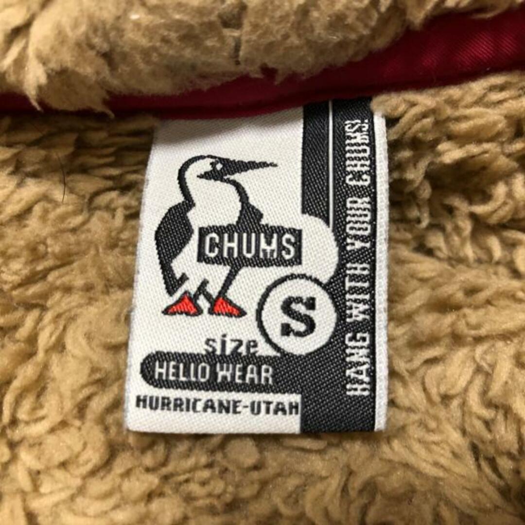 CHUMS(チャムス)のCHUMS(チャムス) ブルゾン サイズS レディース - ベージュ×レッド 長袖/春/秋 レディースのジャケット/アウター(ブルゾン)の商品写真