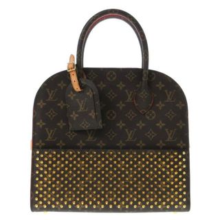 ルイヴィトン(LOUIS VUITTON)のLOUIS VUITTON(ルイヴィトン) ハンドバッグ モノグラム レディース アイコノクラスト ショッピングバッグ M41234 モノグラム×レッド ×CHRISTIAN LOUBOUTIN(クリスチャンルブタン)/スタッズ/2014年秋冬 モノグラム・キャンバス×ハラコ(ハンドバッグ)