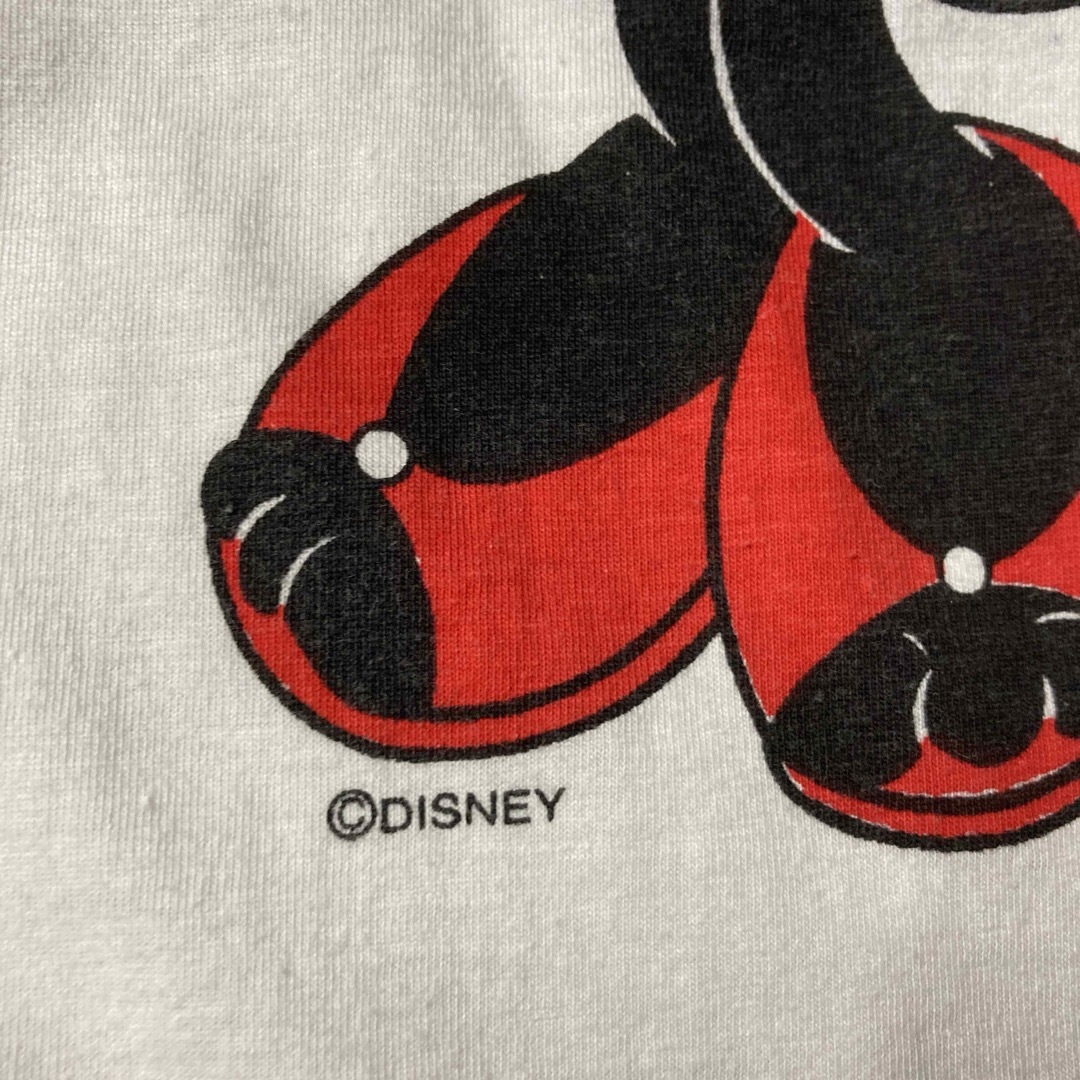 Disney(ディズニー)の【90sオールド】ディズニー　ミニーマウス　ヴィンテージプリントTシャツ 白 メンズのトップス(Tシャツ/カットソー(半袖/袖なし))の商品写真