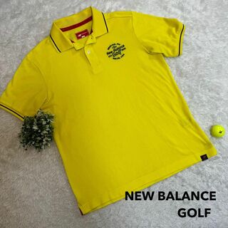 ニューバランスゴルフ(new balance golf)のNEW BALANCE GOLF 半袖ポロシャツ イエロー メンズ 4(ウエア)