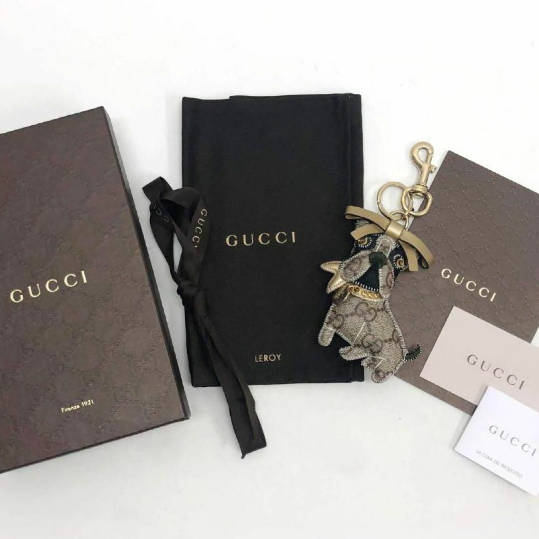 Gucci(グッチ)の☆未使用品☆GUCCI ブルドッグ グッチョリ バッグチャーム キーホルダー レディースのファッション小物(キーホルダー)の商品写真