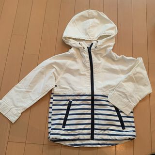 ザラ(ZARA)のZARA キッズ　ボーダー柄　アウター　110cm 5歳(ジャケット/上着)