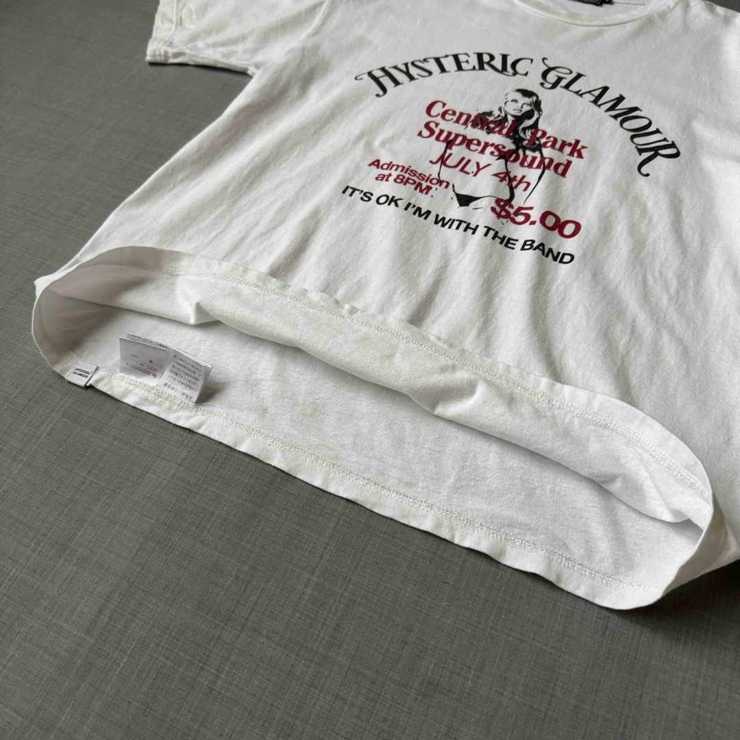 HYSTERIC GLAMOUR(ヒステリックグラマー)のHYSTERIC GLAMOUR SUPERSOUND オーバーTee M メンズのトップス(Tシャツ/カットソー(半袖/袖なし))の商品写真