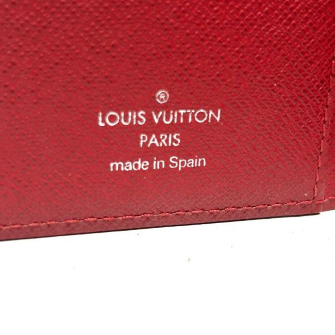 LOUIS VUITTON(ルイヴィトン)のLOUIS VUITTON(ルイヴィトン) 手帳 エピ アジェンダPM R2005E ルージュ ■外側素材　⇒　レザー（LVロゴの刻印入り） ■内側素材　⇒　クロスグレインレザー レディースのファッション小物(その他)の商品写真