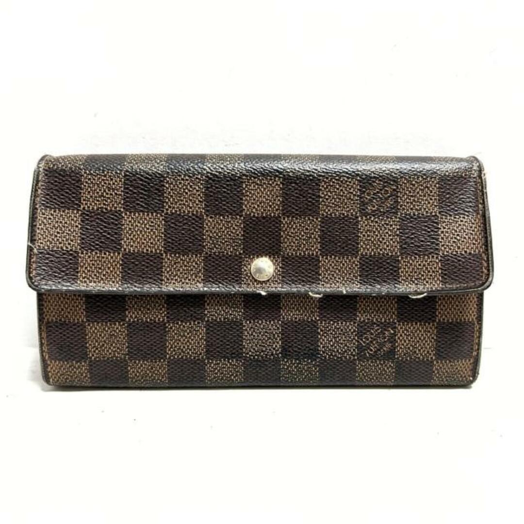 LOUIS VUITTON(ルイヴィトン)のLOUIS VUITTON(ルイヴィトン) 長財布 ダミエ ポルトフォイユサラNM2 N61734 エベヌ ダミエキャンバス レディースのファッション小物(財布)の商品写真