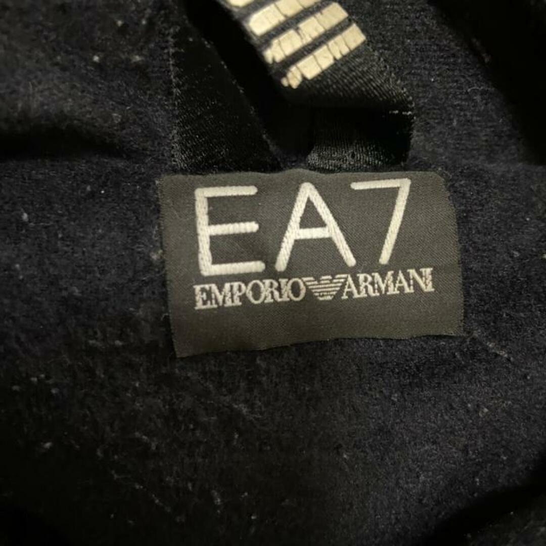 Emporio Armani(エンポリオアルマーニ)のEMPORIOARMANI(エンポリオアルマーニ) ダウンジャケット サイズlNT  M メンズ - 黒×ライトグレー 長袖/ジップアップ/EA7/冬 メンズのジャケット/アウター(ダウンジャケット)の商品写真