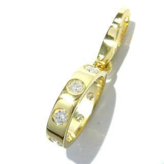 Cartier - Cartier(カルティエ) ペンダントトップ新品同様  ラブチャーム フルダイヤ N3010500 K18YG×ダイヤモンド 7Pダイヤ