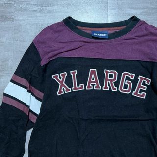 エクストララージ(XLARGE)のXLARGE エクストララージ フロントロゴ 七分袖Tシャツ ロンT M(Tシャツ/カットソー(半袖/袖なし))