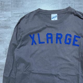 エクストララージ(XLARGE)のXLARGE エクストララージ ロゴ ロンT 長袖Tシャツ M フロントロゴ(Tシャツ/カットソー(半袖/袖なし))