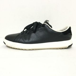 コールハーン(Cole Haan)のCOLE HAAN(コールハーン) スニーカー 5 1/2B レディース - 黒 GRANDPRO レザー(スニーカー)