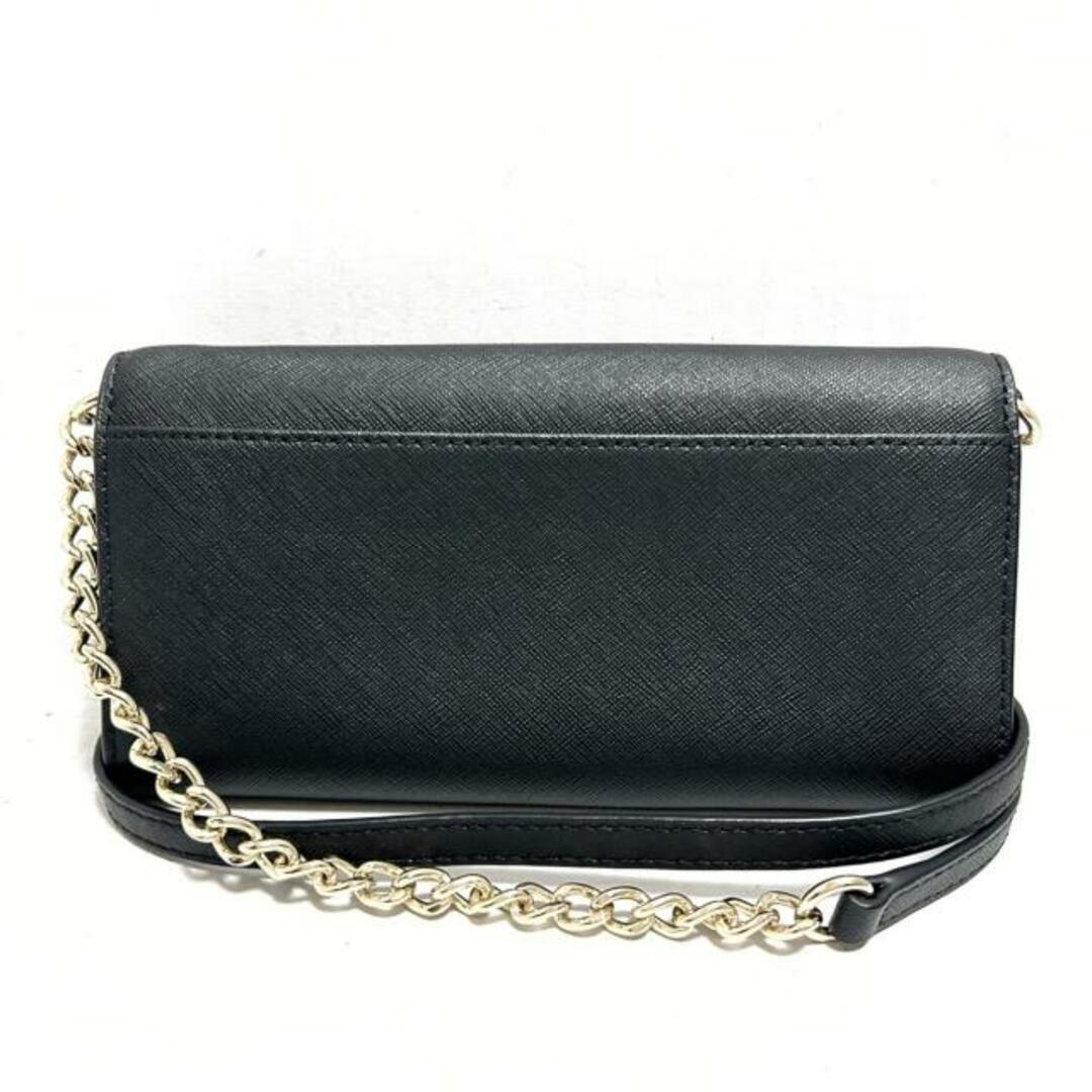 Michael Kors(マイケルコース)のMICHAEL KORS(マイケルコース) 財布新品同様  - 32F4GTVC9L 黒 チェーンウォレット レザー レディースのファッション小物(財布)の商品写真