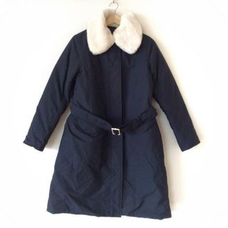 エーグル(AIGLE)のAIGLE(エーグル) ダウンコート サイズM レディース - ダークネイビー 長袖/ジップアップ/冬(ダウンコート)