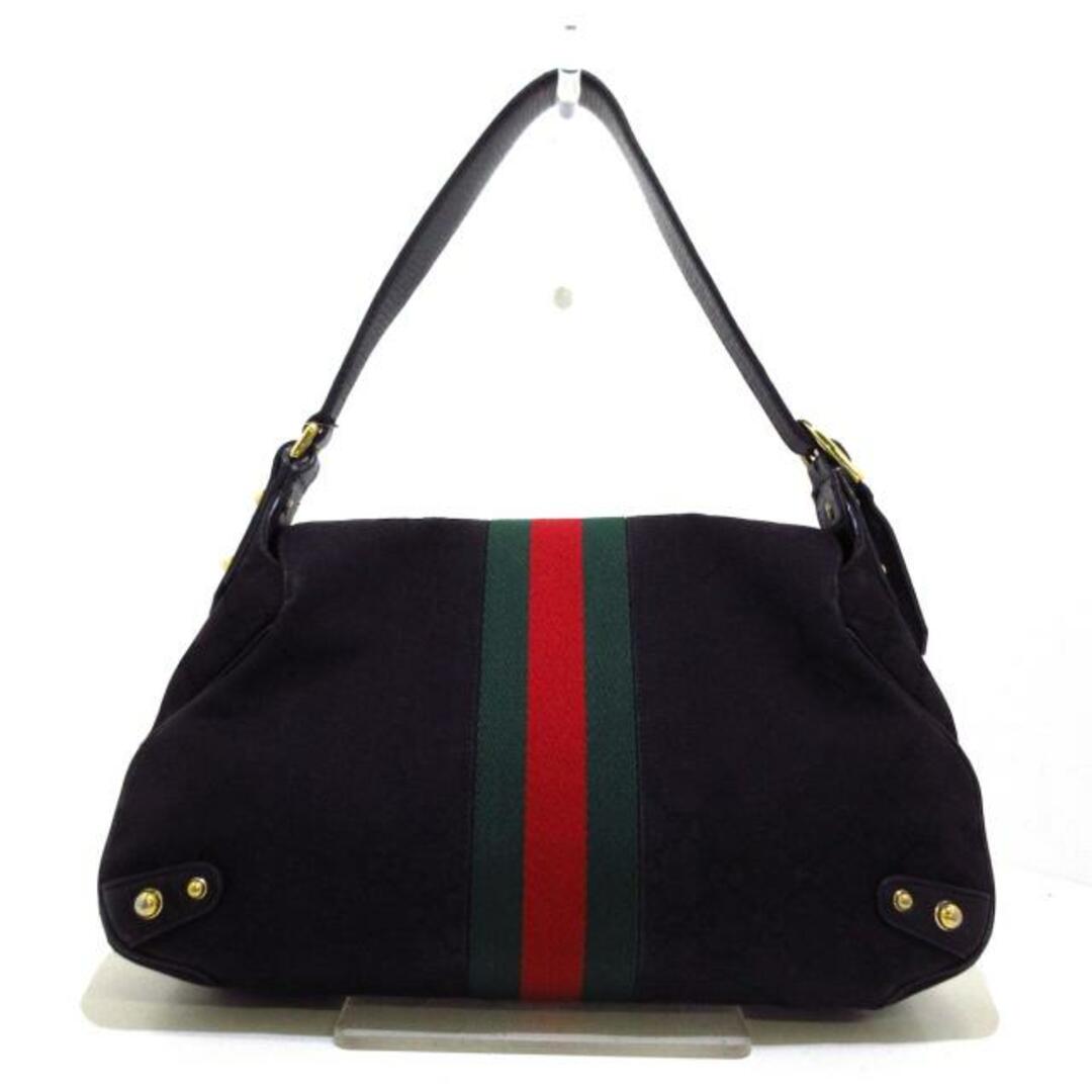 Gucci(グッチ)のGUCCI(グッチ) ショルダーバッグ シェリー/ホースビット 131474 黒×レッド×グリーン ジャガード×レザー レディースのバッグ(ショルダーバッグ)の商品写真