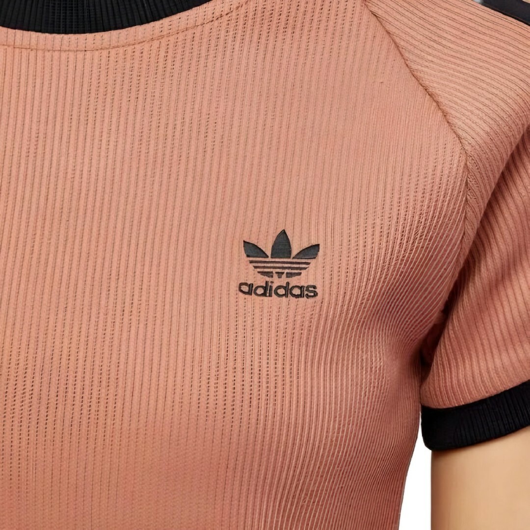 adidas(アディダス)のadidas★ワッフルTシャツ★カットソー★スポーツウェア★L★レディース レディースのトップス(Tシャツ(半袖/袖なし))の商品写真