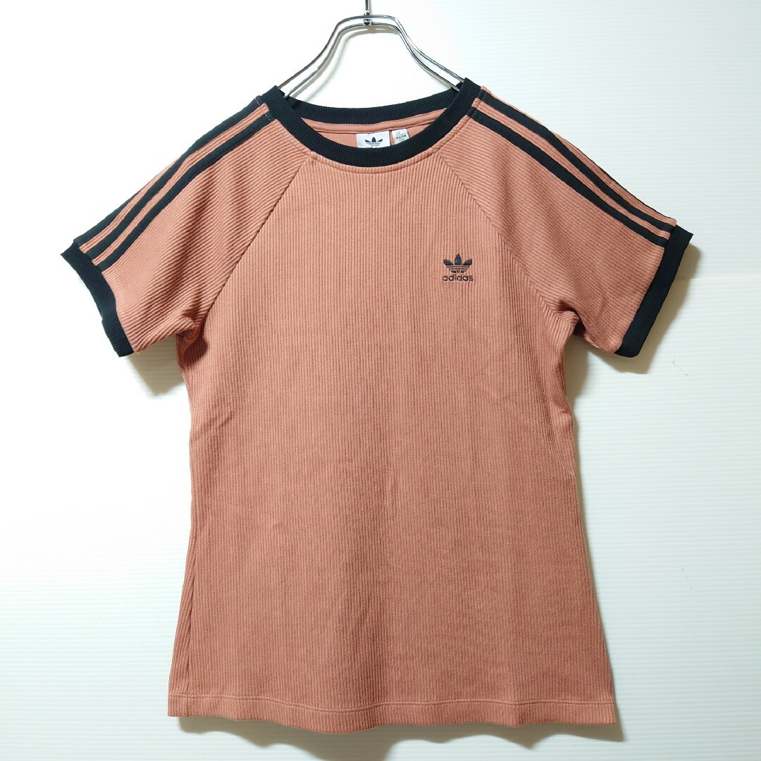 adidas(アディダス)のadidas★ワッフルTシャツ★カットソー★スポーツウェア★L★レディース レディースのトップス(Tシャツ(半袖/袖なし))の商品写真