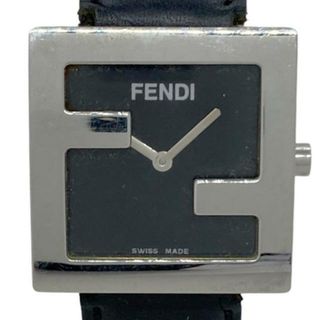 フェンディ(FENDI)のFENDI(フェンディ) 腕時計 - 4000L メンズ 黒(その他)